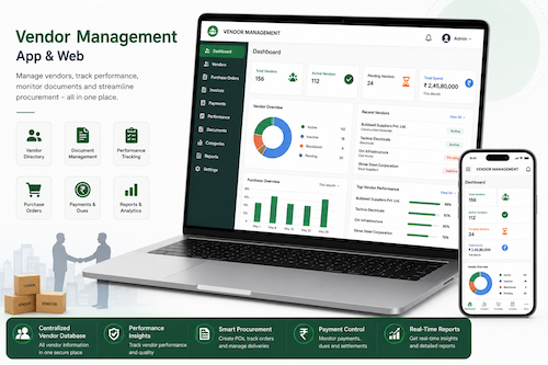 Vendor management app